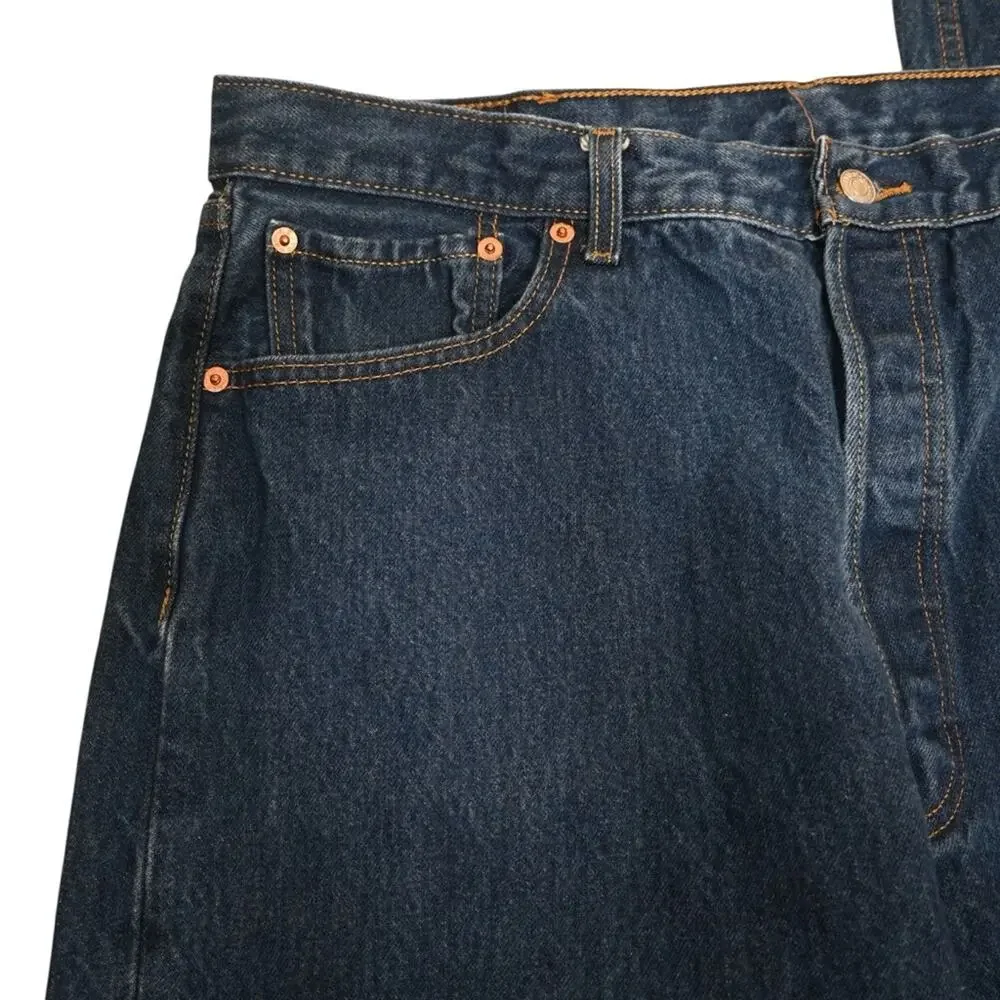 Levi's 501 Men's Button Fly Straight Leg Jean 40X38